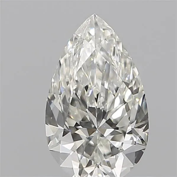 0.09ct pear natural diamond (colour i, clarity vvs2, cut vg, igi certified)
