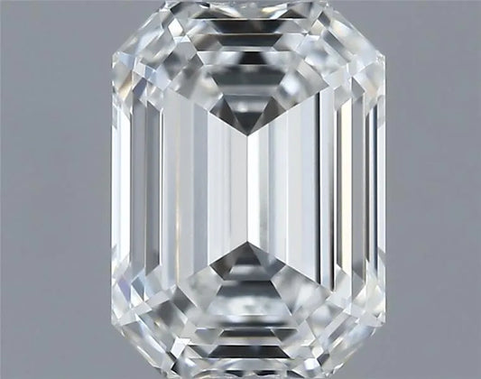 0.70ct Emerald Natural Diamond (Colour E, Clarity VVS1, GIA Certified)