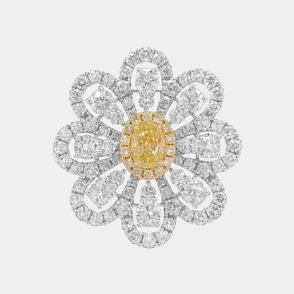 YELLOW DIAMOND ENGAGEMENT RINGS FOR WOMEN