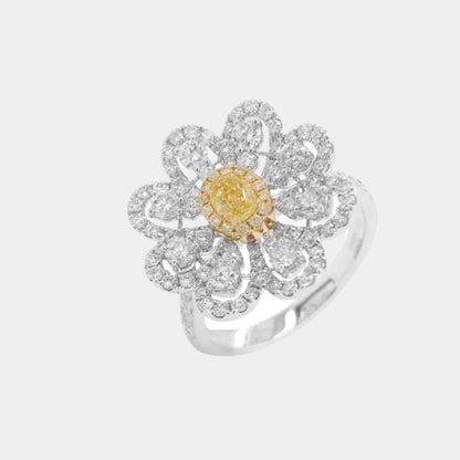 YELLOW DIAMOND ENGAGEMENT RINGS FOR WOMEN