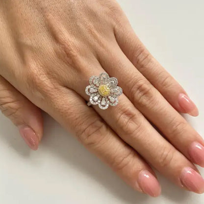 YELLOW DIAMOND ENGAGEMENT RINGS FOR WOMEN