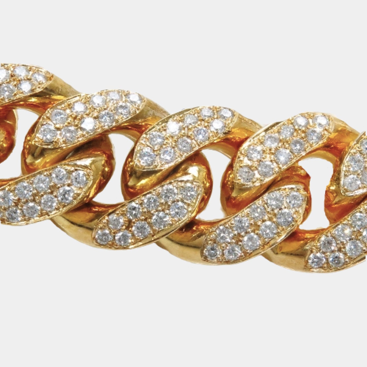 fashion rhinestone decor chain bracelet
