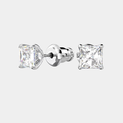 PRINCESS DIAMOND EARRINGS STUD EARRINGS