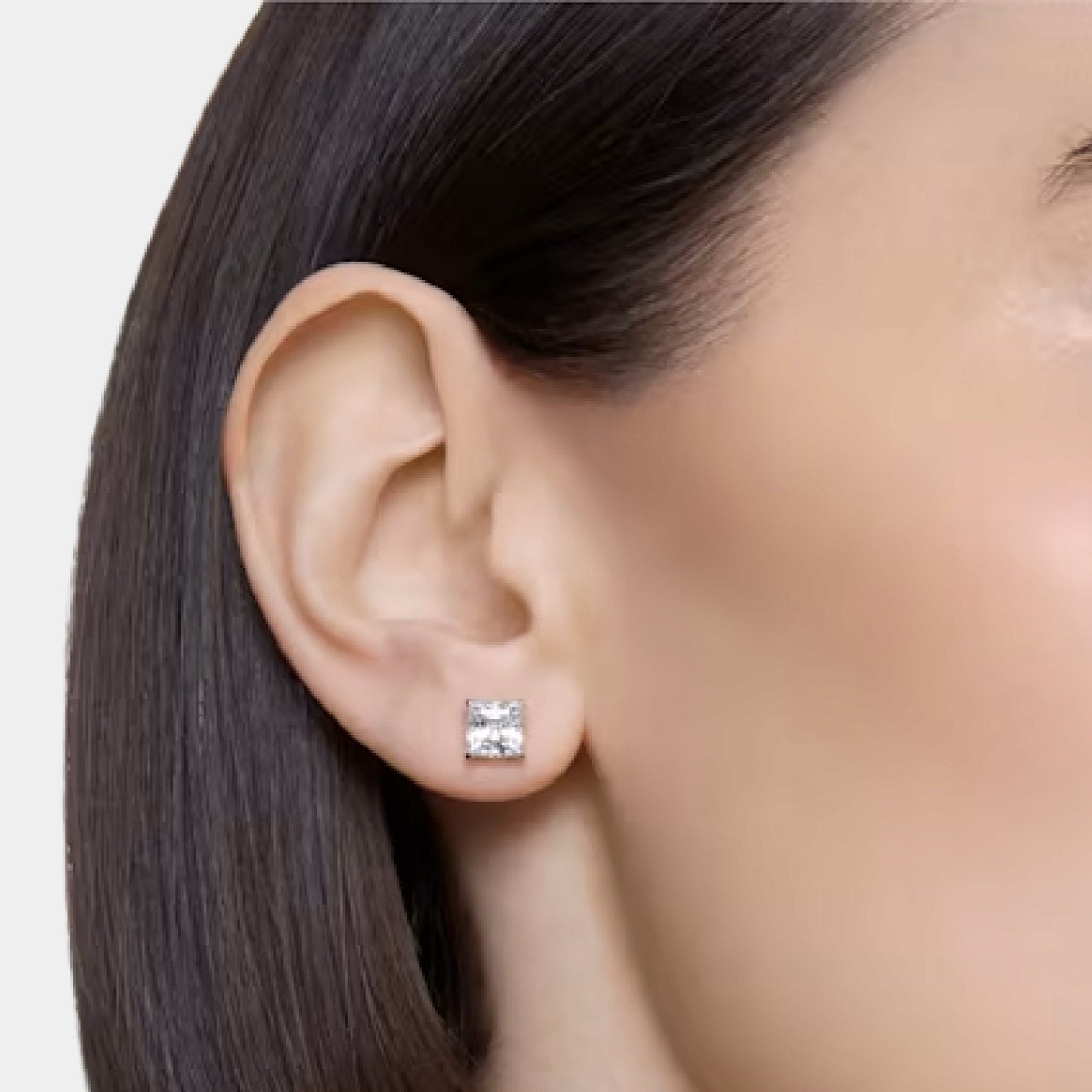 princess diamond earrings stud earrings